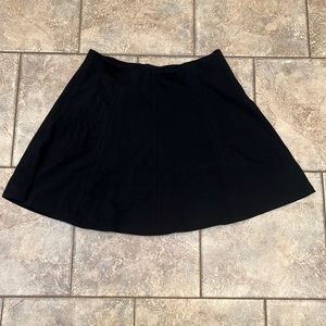 Roz & Ali flare skirt, black, size petite large GUC!